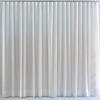 Cortina Wave Varão Deslizante ou Trilho de Poliéster Off White 5,2x3m 2 Folhas Namedi