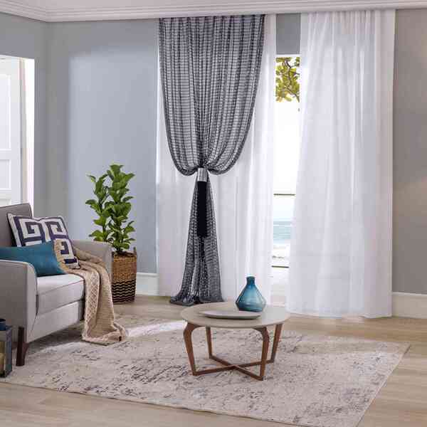 Cortina Xale 2 10 X 2 50 M Samara Alumínio Bella Janela