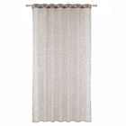 Cortina Xale Búzios Fixação Ilhós Poliéster Cascalho 2,80X2,10m 1 Folha Bella Janela