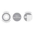 Cortina Xale Moscou Bella Janela Tecido Ilhós 2,80 X 2,80