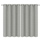 CORTINA ZEUS 100% BLACKOUT TECIDO 2,60X1,70 LEROY 0005 CINZA