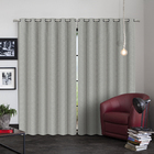 CORTINA ZEUS 100% BLACKOUT TECIDO 4,00X2,60 LEROY 0005 CINZA