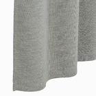 CORTINA ZEUS 100% BLACKOUT TECIDO 4,00X2,60 LEROY 0005 CINZA