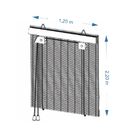 Cortinas Rolo Bambu 120larg X 220alt Caramelo