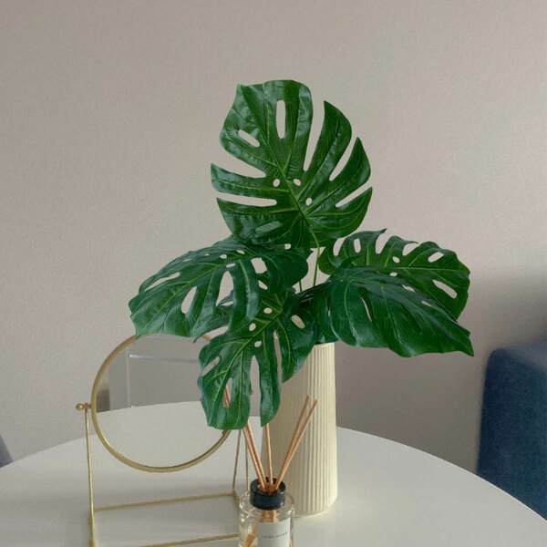 Costela De Adão Artificial Folhagem Permanente Usada Para Dec