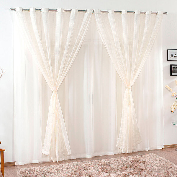 Costina Palha Para Sala Ou Quarto Lisa 3m X 2,80m De Altura I