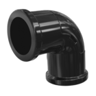 Cotovelo 1/2'' Plástico Preto Wetzel