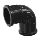 Cotovelo 1'' Plástico Preto Wetzel
