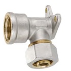 Cotovelo Femea Com Flange Agua Eco  16x1/2"  Kit Com 04 Unida