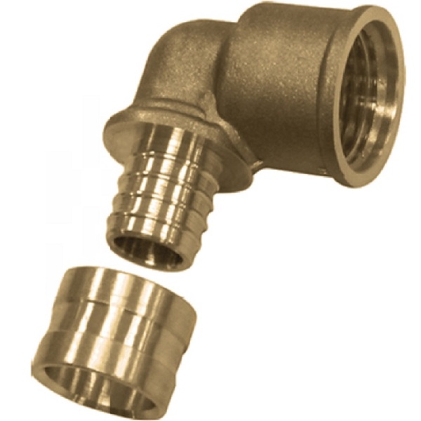 Cotovelo Fêmea Pex Água 20x1/2" Kit C/ 50 Unid. Emmeti