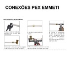 Cotovelo Fêmea Rosca Móvel Pex Água 20x1/2" Kit C/ 20 -emmeti