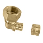 Cotovelo Fêmea Rosca Móvel Pex Água 20x1/2" Kit C/ 30 -emmeti