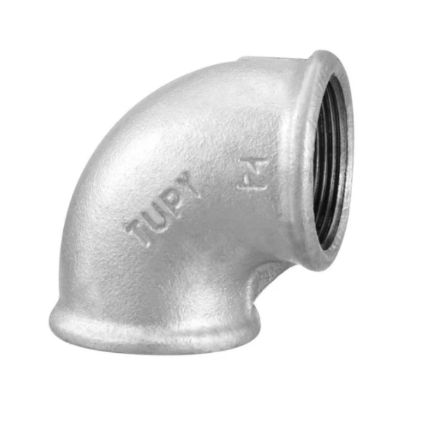 Cotovelo Galvanizado 4 Polegadas  90  Tupy Tupi