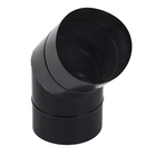 Cotovelo Galvanizado com Pintura Eletrostático Preto 8 Polegadas Artmill