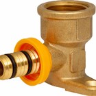 Cotovelo Multicamadas Pex Gás 16mm X 1/2"(f) Com Suporte