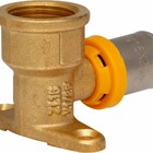 Cotovelo Multicamadas Pex Gás 16mm X 1/2"(f) Com Suporte