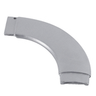 Cotovelo para Corrimão Chato Alumínio Acetinado Settis