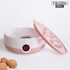 Cozedor De Ovos Elétrico 110v/220v Bivolt Rosa Com Capacidade