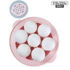 Cozedor De Ovos Elétrico 110v/220v Bivolt Rosa Com Capacidade