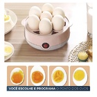 Cozedor De Ovos Elétrico 110v/220v Bivolt Rosa Com Capacidade