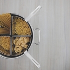 Cozi-pasta Professional Em Aco Inox Com 4 Divisorias 30 Cm 13