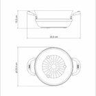 Cozi-vapore Duo Silicone Em Aco Inox Com Alcas Em Silicone 20
