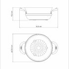 Cozi-vapore Duo Silicone Em Aco Inox Com Alcas Em Silicone 20