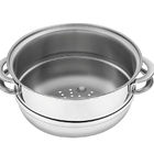 Cozi-vapore Solar Em Aco Inox Com Alcas 24 Cm 5,6 L Tramontina