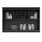 Cozinha 10 Portas 1 Porta Com Vidro 3 Gavetas Hibisco Thela