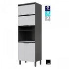 Cozinha 10 Portas 1 Porta Com Vidro 3 Gavetas Hibisco Thela