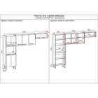 Cozinha 1 Peça Torre Quente 4 Portas Sem Balcão Versalhes Fre