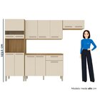 Cozinha 1 Peça Torre Quente 4 Portas Sem Balcão Versalhes Fre