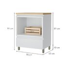 Cozinha 2 Peças 1 Porta 1 Gaveta Armário Aéreo  100% Mdf 70 C