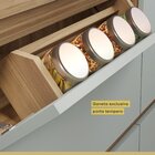 Cozinha 2 Peças 3 Portas 4 Gavetas Armário Aéreo  100% Mdf 12