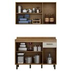 Cozinha 2 Peças 6 Portas 1 Gaveta São Luis Cinamomo/off White