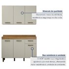 Cozinha 2 Peças 6 Portas 1 Gaveta São Luis Cinamomo/off White