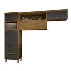 Cozinha 2 Peças Armário Aéreo 2 Portas E Paneleiro 2 Portas 3