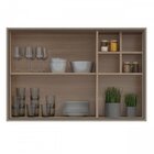 Cozinha 2 Portas 4 Portas Com Vidro Canela Thela