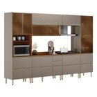 Cozinha 330cm X 218,5cm Aéreo Rft Pnl E Crt 6 Peças Proença N