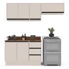 Cozinha 3 Peças Balcão 3 Gavetas 2 Portas Aéreo E Basculante