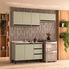 Cozinha 3 Peças Balcão 3 Gavetas 2 Portas Aéreo E Basculante