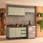 Cozinha 3 Peças Balcão 3 Gavetas 2 Portas Aéreo E Basculante