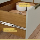 Cozinha 3 Peças Loft Nesher Gourmet Imperatriz 100% Mdf Freij