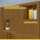 Cozinha 3 Peças Loft Nesher Gourmet Imperatriz 100% Mdf Freij