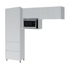 Cozinha 3 Peças Paneleiro 2 Portas 2 Gavetas, Aéreo Microonda