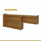 Cozinha 3 Peças Torre Quente Ripado Princesa  100% Mdf Freijó