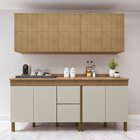 Cozinha 4 Peças 10 Portas 1 Gaveta Imperial Yescasa Cinamomo/