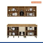 Cozinha 4 Peças 10 Portas 1 Gaveta Imperial Yescasa Cinamomo/