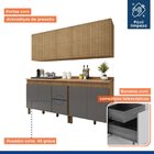 Cozinha 4 Peças 10 Portas 1 Gaveta Imperial Yescasa Cinamomo/