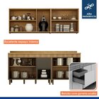 Cozinha 4 Peças 10 Portas 1 Gaveta Imperial Yescasa Cinamomo/